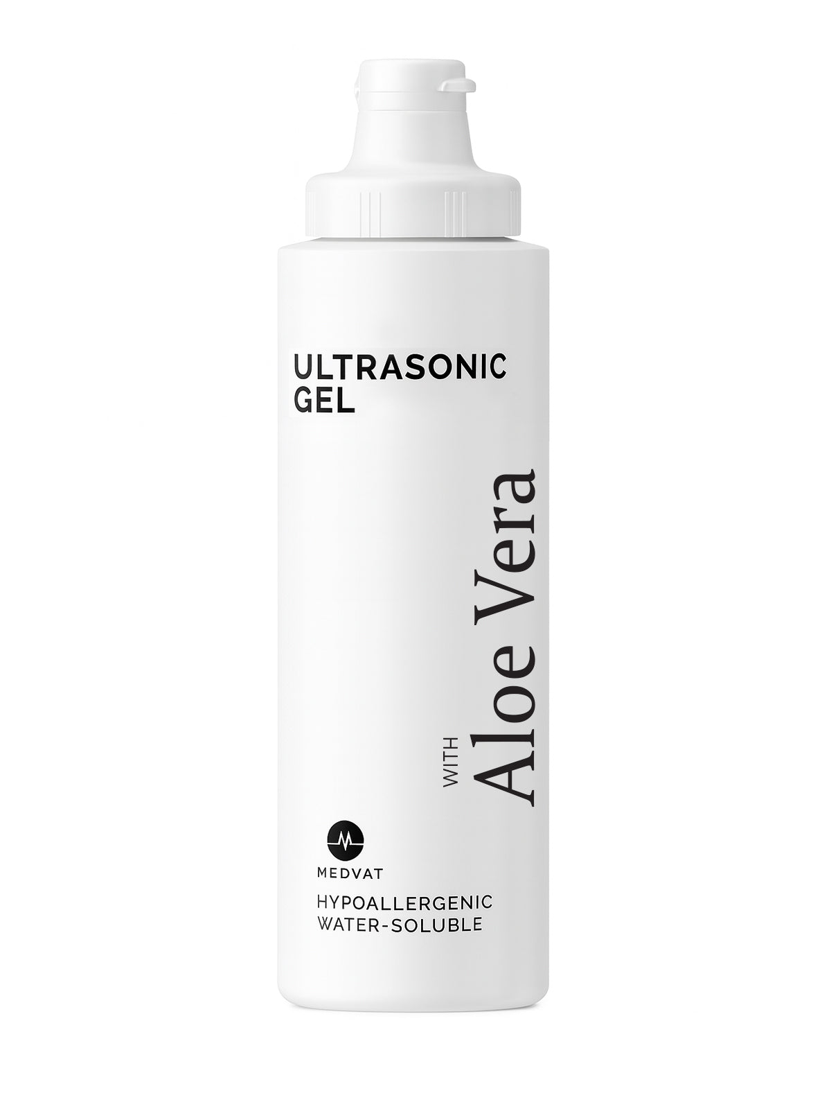Medvat Clear Ultrasound Transmission Gel with Aloe Vera (Unscented, 8.5 oz)