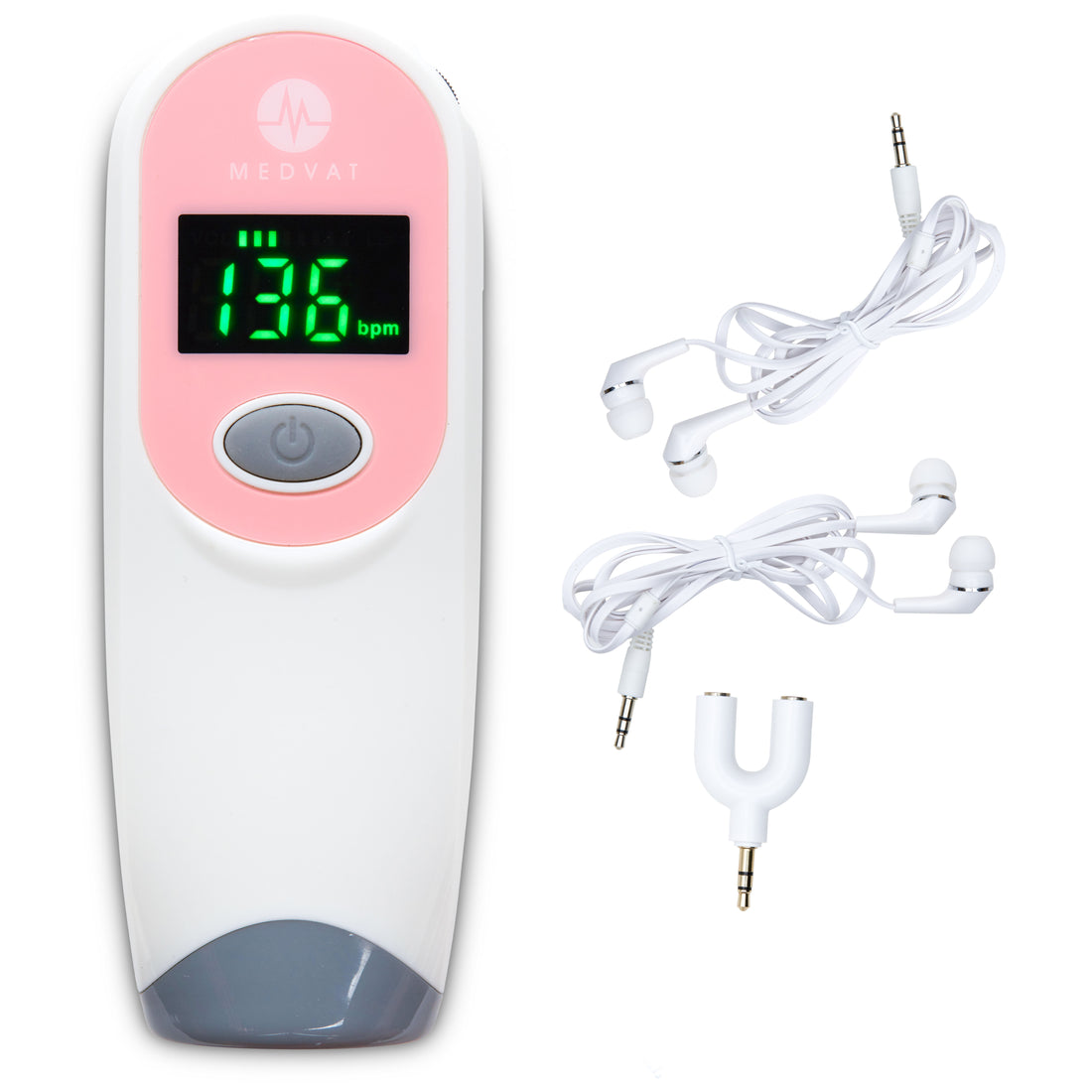 Medvat Portable Baby Doppler Heart Rate Monitor