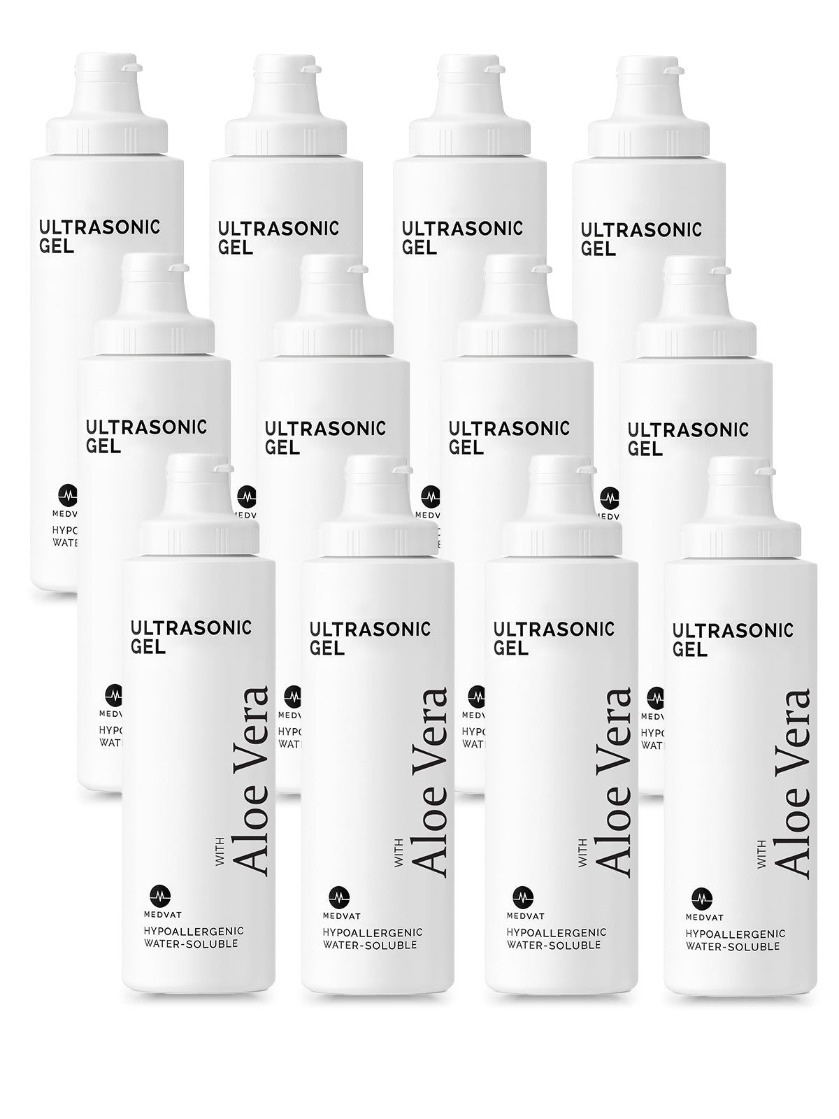 Medvat Clear Unscented Ultrasonic Gel with Aloe Vera - 8.5oz