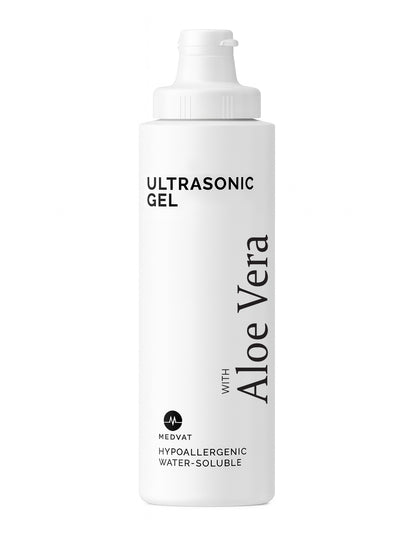 Medvat Clear Unscented Ultrasonic Gel with Aloe Vera - 8.5oz