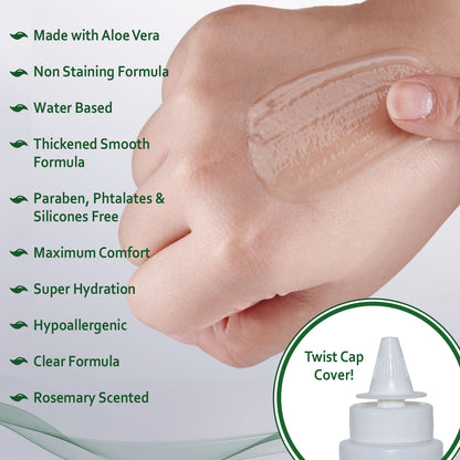 Medvat Rosemary Scented Conductive Transmission Ultrasonic Gel with Aloe Vera, Non-Irritating Hypoallergenic Cavitation, 8.5oz Squeeze Bottle