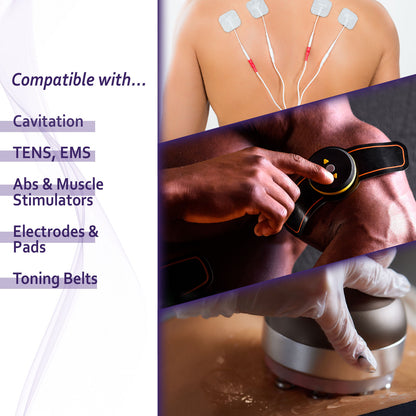 Medvat Lavender Scented Transmission Gel with Aloe Vera, Non-Irritating Hypoallergenic Cavitation, 8.5oz Squeeze Bottle, 2 Pack